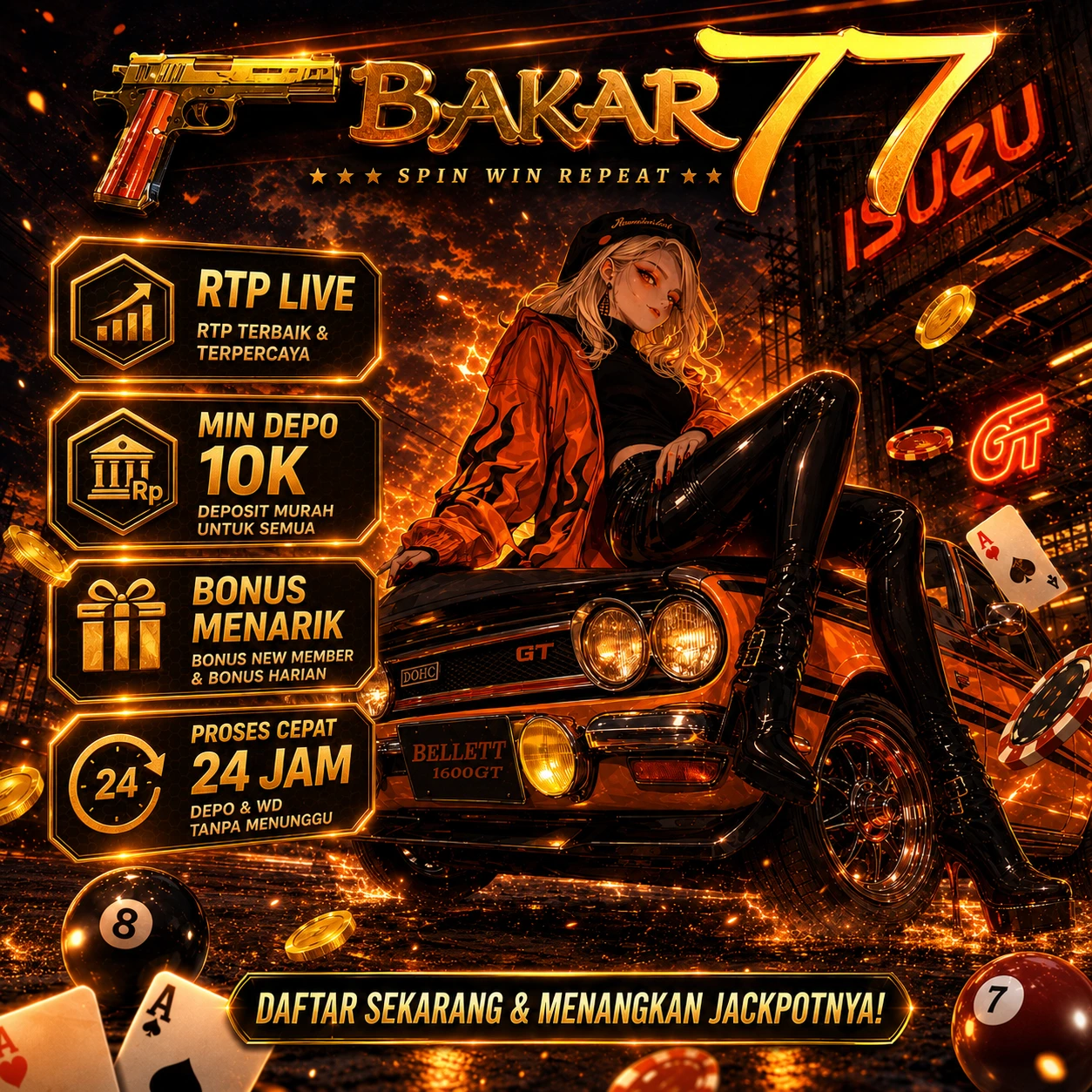 Bakar77: Hiburan Game Slot Online Generasi 2026 dengan Akses Cepat dan Stabil